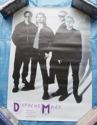 Depeche Mode Songs Of Faith And Devotion Japan Promo Poster Alfa 1993 B2 Size