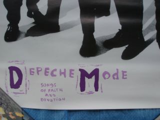 Depeche Mode Songs of Faith And Devotion Japan Promo Poster Alfa 1993 B2 Size 3