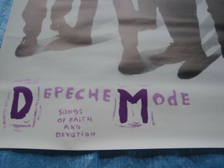 Depeche Mode Songs of Faith And Devotion Japan Promo Poster Alfa 1993 B2 Size 6