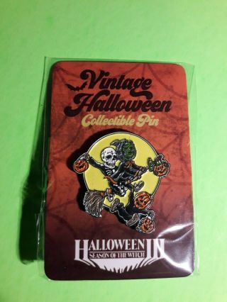 Halloween 3 Iii Season Of The Witch Limited Edition Pin Skull Pumpkin Witch