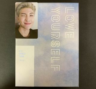 Bts - Love Yourself Europe Dvd,  Book,  Rm Photo Card,  Post Card