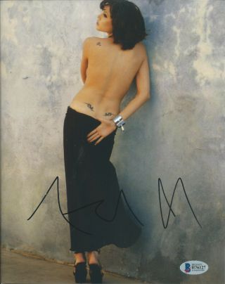 Angelina Jolie Sexy Beckett Bas In - Person Hand Signed Autographed Photo