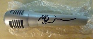 Signed Matt Berninger Autographed Microphone The National Indie Band Lead Singer