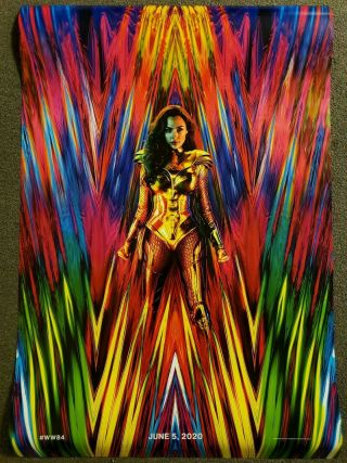 Wonder Woman 1984 27x40 Double Sided Movie Theater Poster Teaser