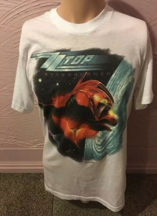 Vintage Zz Top Afterburner T - Shirt L 80 