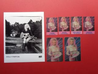 Dolly Parton,  1 Promo Photo,  6 Backstage Passes,  Rare Originals