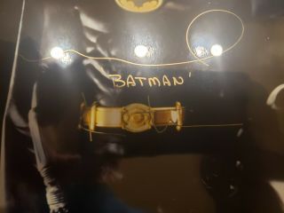 Michael Keaton,  BATMAN signed Autograph 8x10 photo in 11x14 Frame 4