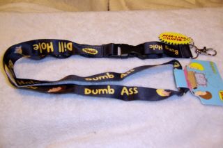 Beavis & Butthead Phrases Lanyard With Rubber Charm