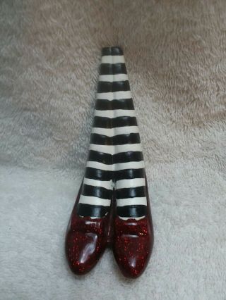 Westland Wizard Of Oz Wicked Witch Of The East Legs Door Stop Ruby Red Slippers