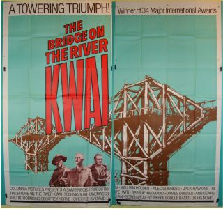 The Bridge On The River Kwai - D.  Lean - Alec Guiness - World War Ii - Re 72 - 6sh (81x81)