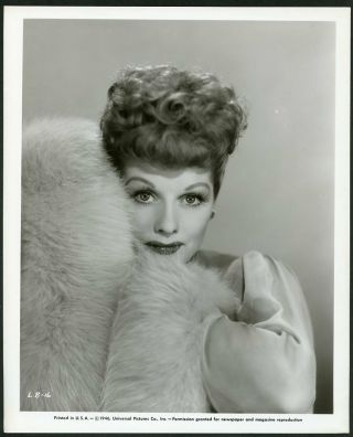 Lucille Ball Vintage 1946 Universal Pictures Portrait Photo