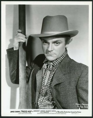 James Cagney Vintage 1935 Warner Bros.  Portrait Photo " Frisco Kid "