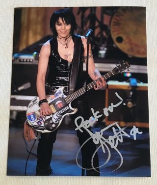 Rock Music Legend Joan Jett Signed Autographed 8x10 Photo