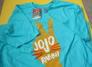 Jojo Rabbit Movie Promo T - Shirt Taika Waititi Scarlett Johansson Sz Large W/tags