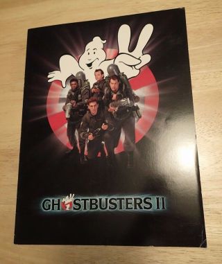 1989 Ghostbusters Ii Casting Card Movie Premiere Program Bill Murray Dan Aykroyd