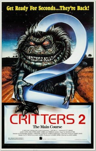 Critters 2 - 1988 - Orig Rolled 27x41 Movie Poster - Scott Grimes; Great Artwork