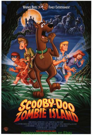Scooby - Doo On Zombie Island Movie Poster 27x40 & Bonus Mini - Sheet
