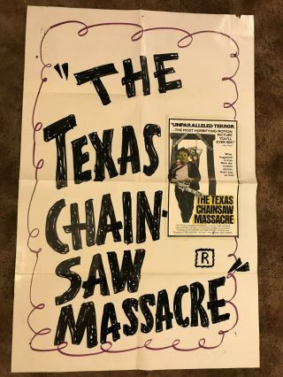 Vintage Home Made The Texas Chainsaw Massacre 1970 
