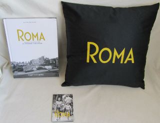 Netflix Roma Fyc Hardcover English & Spanish Screenplay,  Promo Pillow,  Photo Card