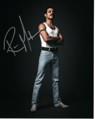 Rami Malek Bohemian Rhapsody Signed Autographed 8x10 Photo M176