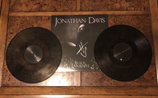 Jonathan Davis Black Labyrinth Autographed Colored Vinyl 2lp (signed) [korn]