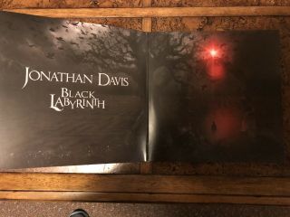 JONATHAN DAVIS Black Labyrinth Autographed Colored Vinyl 2LP (Signed) [KORN] 3