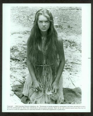 Brooke Shields Columbia " Blue Lagoon " Photo Vf 1980