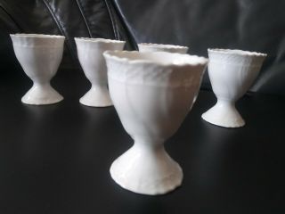 Richard Ginori - Set of 6 - Egg Cups Bianco White (Vecchio Ginori Shape) 2
