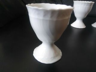Richard Ginori - Set of 6 - Egg Cups Bianco White (Vecchio Ginori Shape) 3