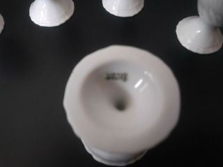 Richard Ginori - Set of 6 - Egg Cups Bianco White (Vecchio Ginori Shape) 4