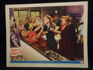 The Story Of Molly X 1949 Lobby Card 5 Vg/fine Film Noir June Havoc Bad Girl
