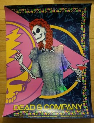 Dead And Company 2019 Nassau Vip Poster (night 2)