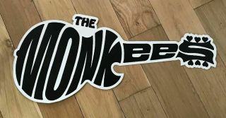 The Monkees Uk Promo Shop Display Card Guitar 30 "