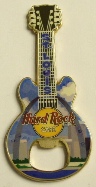 St Louis,  Hard Rock Cafe Magnet Bottle Opener Arch