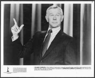 Johnny Carson The Tonight Show Tv Promo Photo R1980s