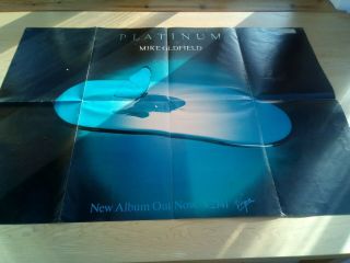 Mike Oldfield POSTER - Platinum album promotional poster 4