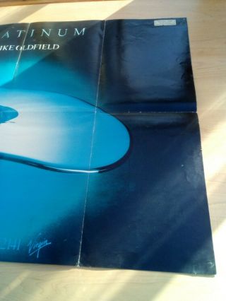Mike Oldfield POSTER - Platinum album promotional poster 7