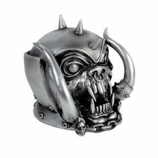Alchemy Gothic Motorhead Warpig Bust Desk Ornament Silver Resin ARR1 Band Gift 3