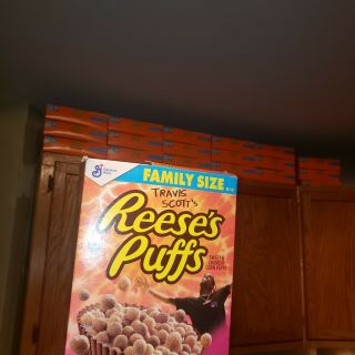 Limited Travis Scott X Reeses Puffs Cereal - (17 Boxes) Family Sized