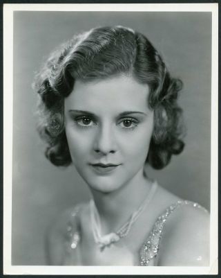 Helen Mack Vintage 1932 Fox Film Portrait Dblwt Photo