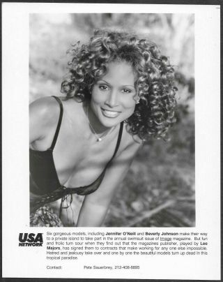 Model Beverly Johnson 1990s Tv Promo Photo The Cover Girl Murders