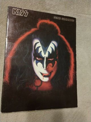 Kiss 1978 Aucoin Gene Simmons Solo Lp Songbook Complete