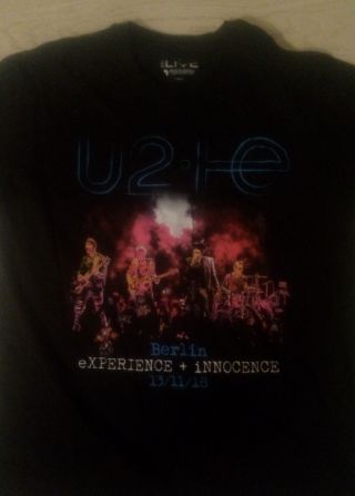 U2 Berlin Official Event Tshirt Size Xl Experience,  Innocence Final Show Shirt
