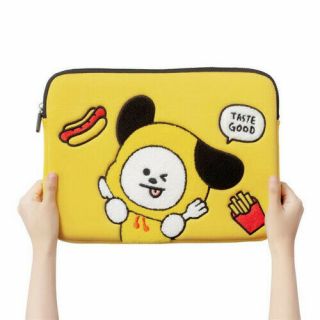 Bt21 Character Boucle 13 " Laptop Sleeve Pouch Cover 7types Authentic K - Pop Goods
