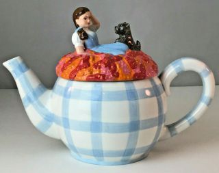 Vintage 1998 Judy Garland As Dorothy With Toto Wizard Of Oz Ceramic Tea Pot