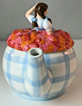 Vintage 1998 Judy Garland as Dorothy With Toto WIZARD OF OZ Ceramic Tea pot 2