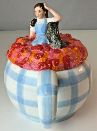 Vintage 1998 Judy Garland as Dorothy With Toto WIZARD OF OZ Ceramic Tea pot 4