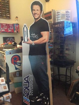 Mark Wahlberg Life Size Standee Aqua Hydrate Great Man Cave Item