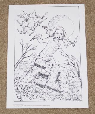 Sdcc 20th Century Fox Buffy The Vampire Slayer Illustration By Georges Jeanty