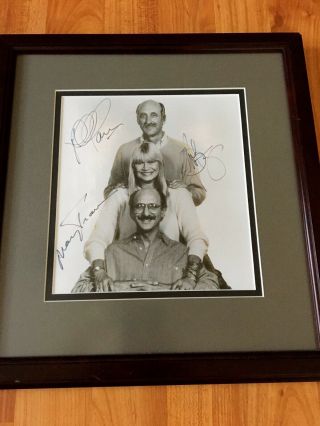 Peter,  Paul And Mary Signed Photo W 12 3/4 By 13 1/2 Inch Frame / Was Lost